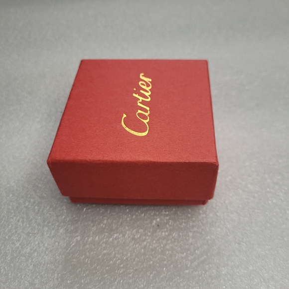 Cartier Red Gift Box with Gold Lettering - Picture 6 of 12